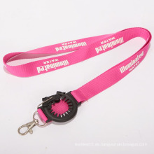 2014 Mode Wasser Flasche Lanyard mit Metall Haken